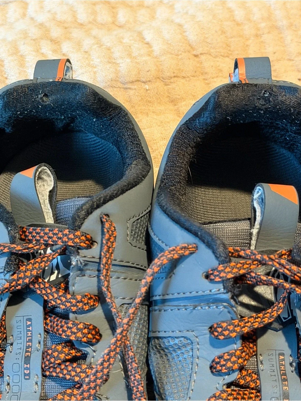 Altra Men's Gray and Orange Trail Sneakers